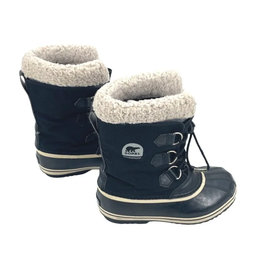 Sorel Yoot Pac Womens Waterproof Winter Snow Boots 5 Faux Fur Insulated Black